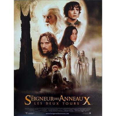 THE LORD OF THE RINGS The Two Towers Original Rolled Cinema Poster Small Size 53x40cm Movie Poster