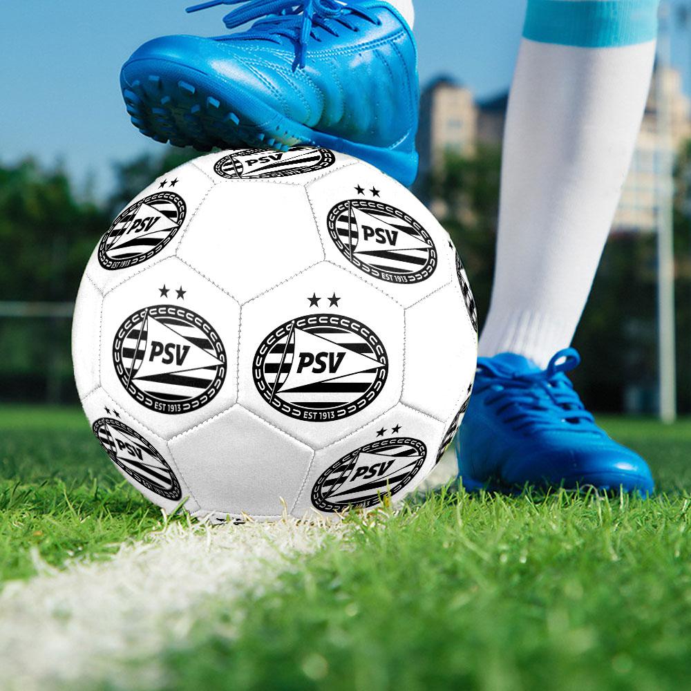 PSV Eindhoven Größe 5 Fußball, Maschinengenähtes PVC, Langlebig & Hoher Rückprall, Für Alle Altersgruppen, Fanartikel, Spiele & Außenbereich.