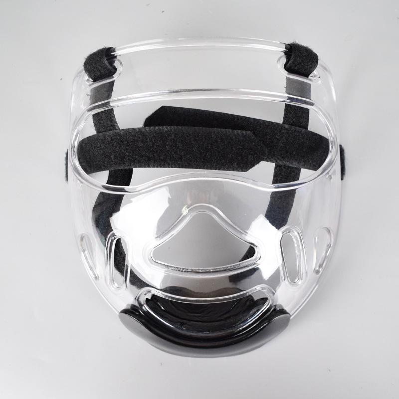 Thickened Taekwondo Head Guard: One-Piece Protective Helmet Mask