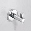 304 Stainless Steel Wall-Mounted Clothes Hook for Bathroom and Entrance - Single Hook for Coats, Hats, and Clothing