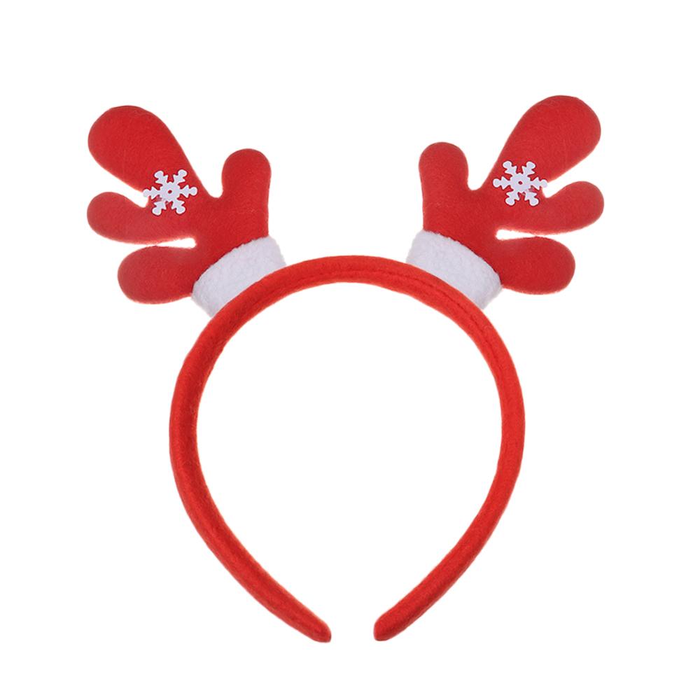 Masquerade Antlers Santa Claus Hair Accessories Christmas Decorations Reindeer Headwear Xmas Hairband Christmas Headbands
