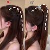Korean Pearl Crystal Claws Clips Women Geometric Claw Girls Clamps Crab Headband Hairpin Fashion Hair Accessories