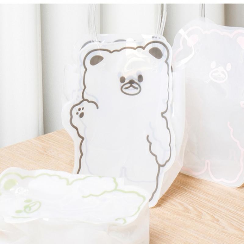 Daiso Medvěd Průhledná taška