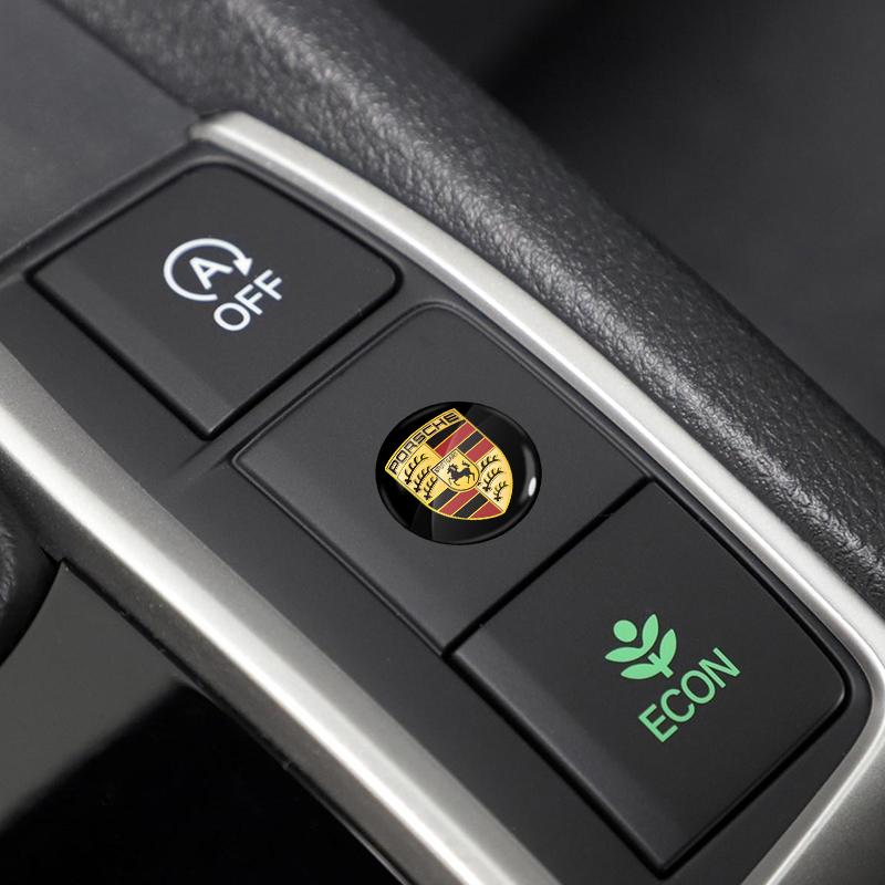 Car Lock Keyhole Stickers Door Lock Protect Stickers Car Styling For Porsche Cayenne Panamera Macan Boxster 911 928 944 918 917