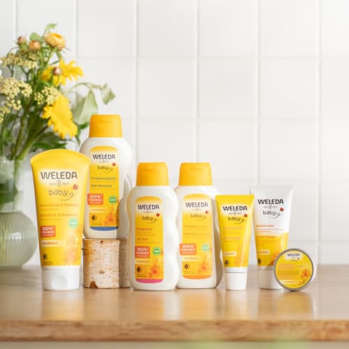 [Official] WELEDA Calendula Baby Nappy Cream 75mL Calendula Baby Balm for Diaper Care, Gentle Herbal Scent, Naturally Derived Ingredients, Organic