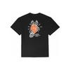 Vans T Shirts Unisex Black Crew Neck Moderate Straight Fit VN0A7PZQBLK