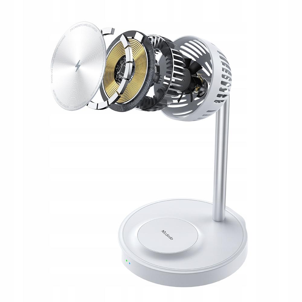 Dockingstation, 2-in-1, Magnetisch, Für iPhone, AirPods, Weiß Mcdodo