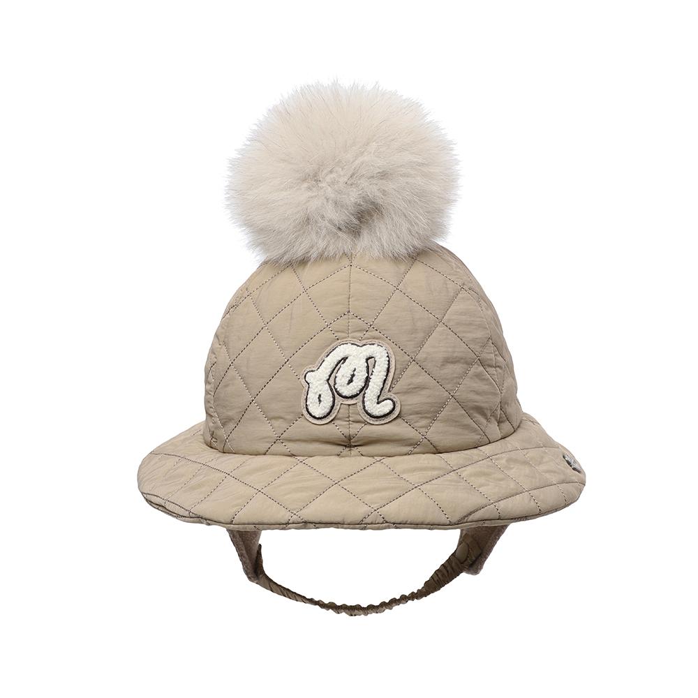 Malbon Golf Quilted Bucket Hat Beige (Woman)