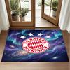Bayern Munich Design Crystal Velvet Rug Soft Decorative Mat for Bedroom Entrance