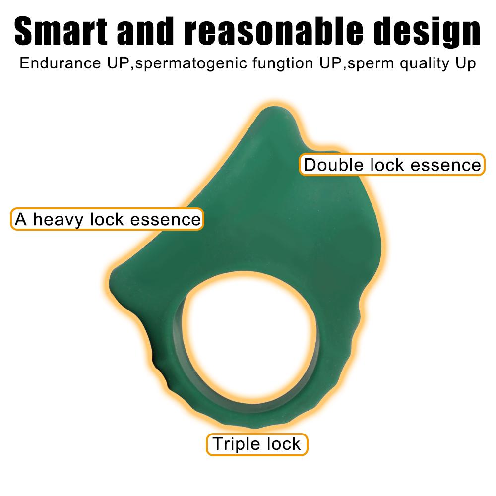 Enlarger Male Masturbation Bondage Ball Stretcher Delay Ejaculation Male Erotic Toys Silicone Penis Ring 4 Holes Cock Cage Sex Supplies