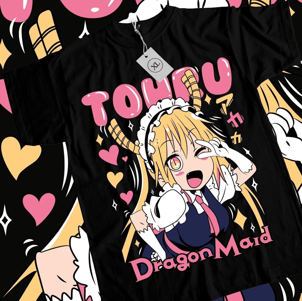 Tohru Tshirt Kobayashisan Chi No Maid Dragon Girl Waifu Anime S