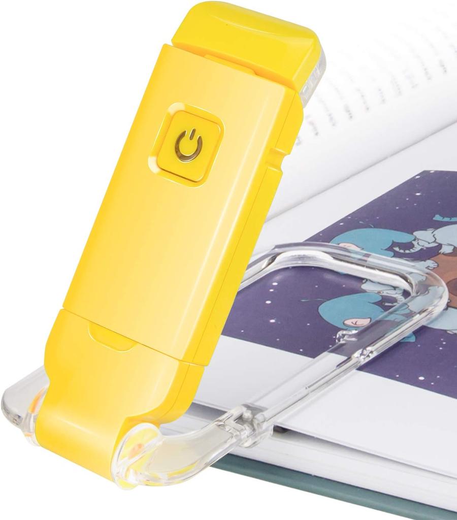 Mini Light Reading Clip Light LED Small Night Light USB Charging Adjustable Brightness Eye Protection Portable