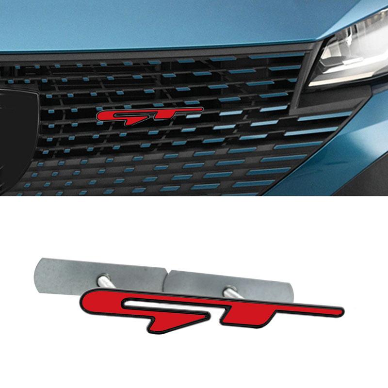 ART1 3D kovová dekorace Logo GT Znak odznak na přední mřížku auta Samolepka na kufr Pro Kia Cadenza Ceed Forte K3 K5 K9 Sportage Auto doplňky