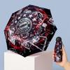 Ombrello Pieghevole Compatto Bayern Monaco con Stampa Mini 5 Pieghe 8 Stecche Antivento Impermeabile Leggero Portatile