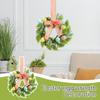 Miniature Easter Wreath, Suitable For Kitchen Cabinets, Miniature Spring Artificial Easter Egg Wreath.