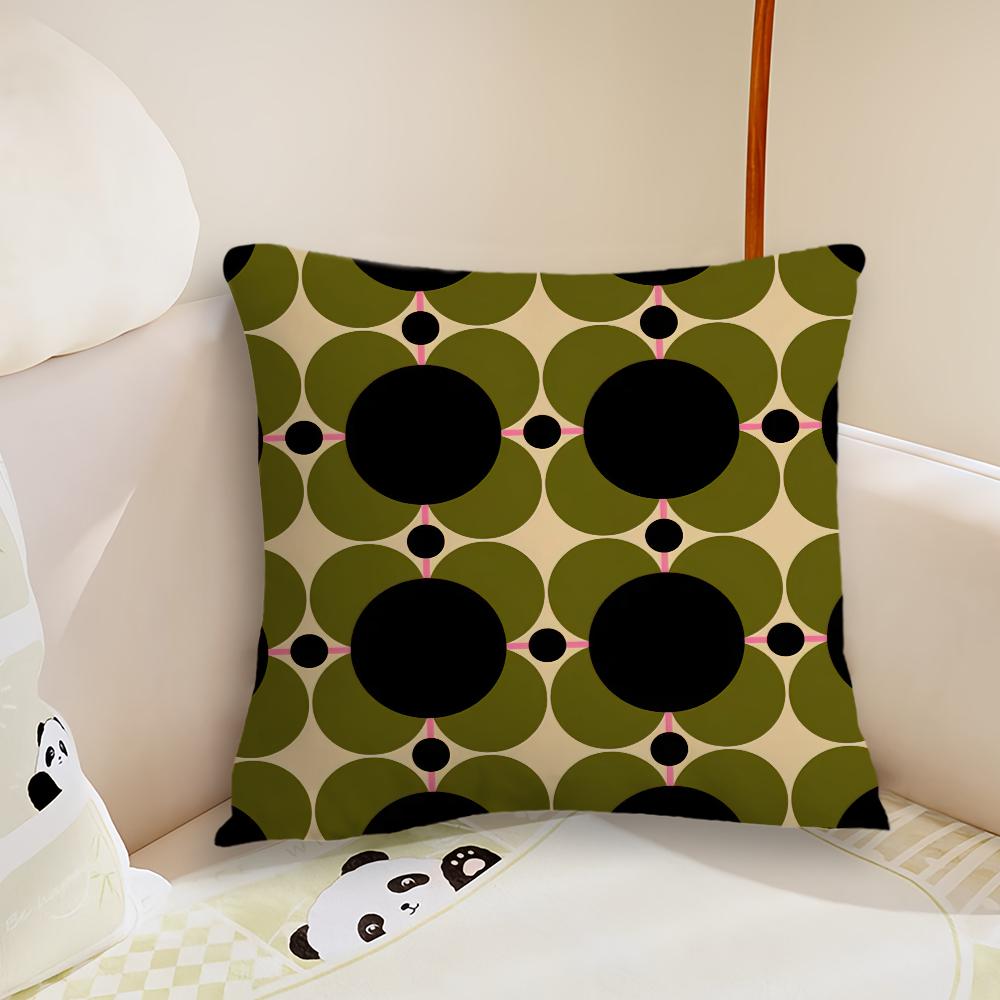 Art OOrla Kiely Flower cushion cover Pillow Case Plush Fabric Soft Double Sided Print Sofa Cushion Cover Throw Pillow Covers