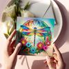 12PCS DIY Animals Pattern Diamond Painting Greeting Card Set Diamond Art Greeting Cards for Birthdays Thanksgiving and Holidays