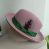 The Derby Hat Bowler Hat  Fedora For Women And Men Party Hat Men Hat For Winter Elastic Band Felt Hat Jazz Church Hat