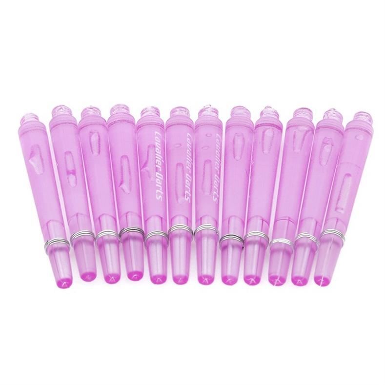 12 Pieces Clear Dart Shaft Color Frosted Rod Knight Darts