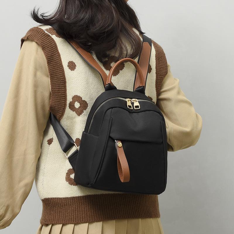 "Women's Hot-Selling Waterproof Backpack - Fashionable, Literary, Small Travel & School Bag" 