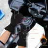 Windproof Full-Finger Motorcycle Gloves: Velvet-Lined, Non-Slip for Off-Road Riding In Winter/Autumn