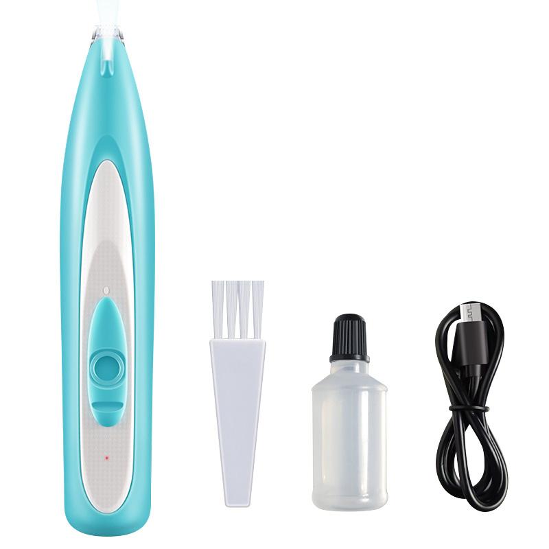 Pet Dog Paw Trimmer Rechargeable Cat Foot Shaver Portable Pet Foot Hair Trimmer with LED Light Puppy Kitten Grooming Supplies