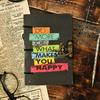 17.78 Cm Motivational Quotes Diary 125GSM Paper Recycled Cotton Free Handmade Paper Diary with Lock