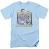T-shirt Elvis Presley Blue Hawaii da Uomo Licenziata The King Tee Azzurro Chiaro