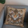 2D Colorful Leopard-Patterned Decorative Pillow Cover Pattern Cushion Cover Suitable For Sofa Bedroom Car Pillow Cover