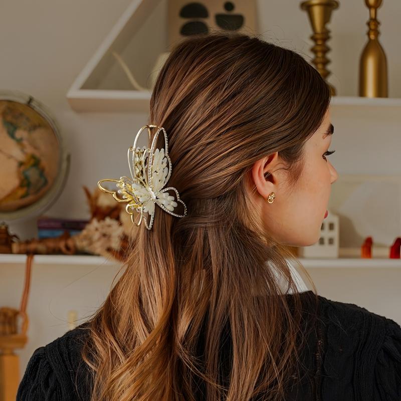 Butterfly Wings Metal Hair Clamp For Women Accessories Butterfly Claw Gift For Girlfriend Metal Claw Clip Hairpin