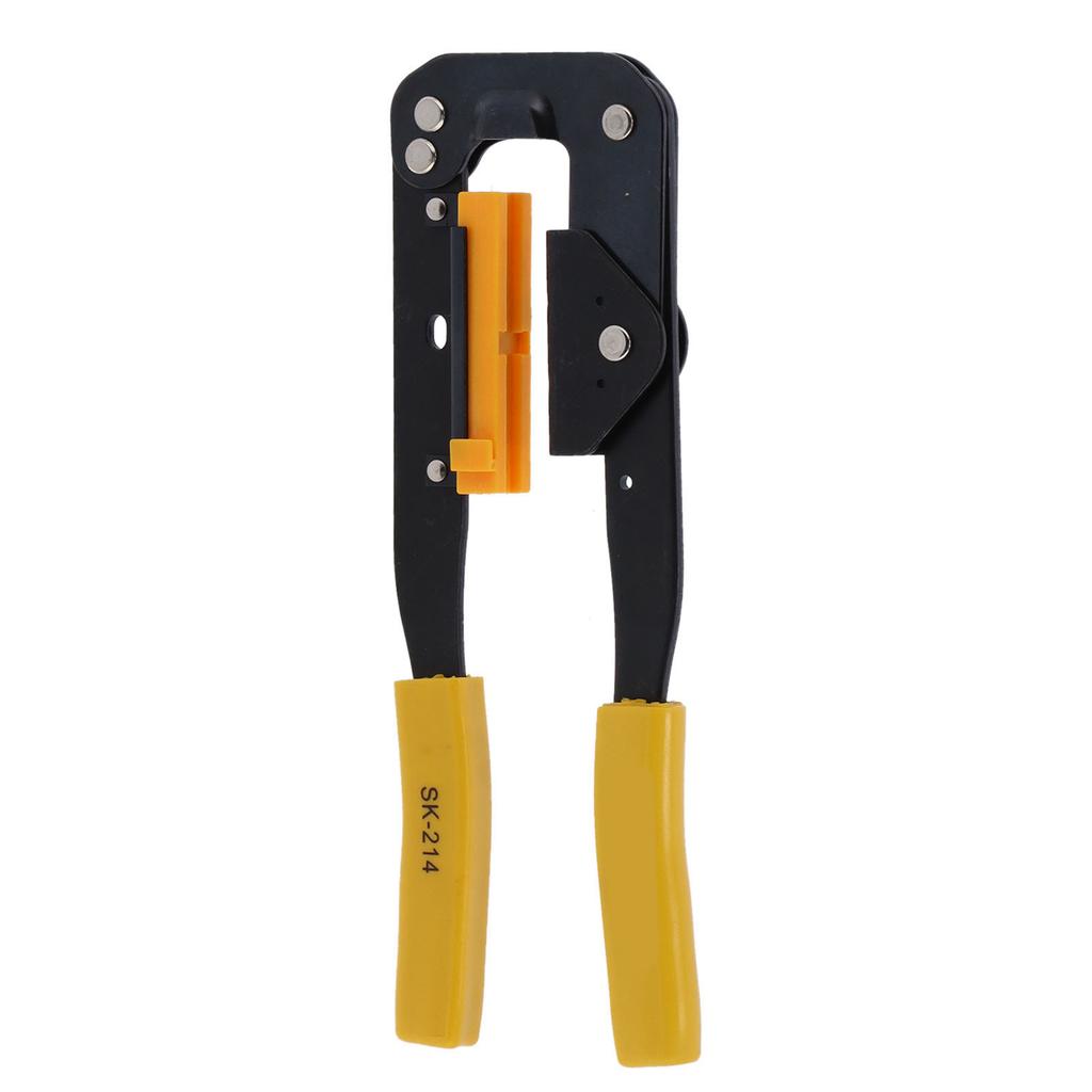SK?214 Flat Ribbon Cable Crimper High Carbon Steel Hand Wire Arranging Pliers with Die Holder