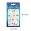 A1A2 Fishing Fly Fishing Fly Kits Fly Fishing Lures Fish Salmon Trout Fly Wet/Dry Fishing Feather Baits Fishing Tackle