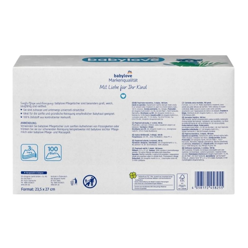 Baby Love Baby Tissues 100 Pack