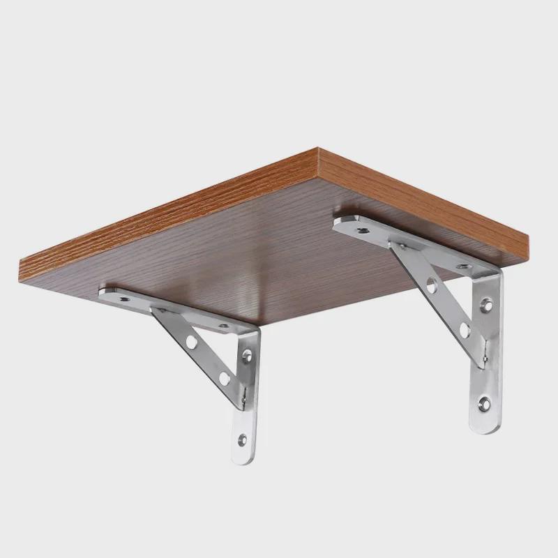 Stainless Steel Wall-Mounted Tripod Bracket for Load-Bearing Support
