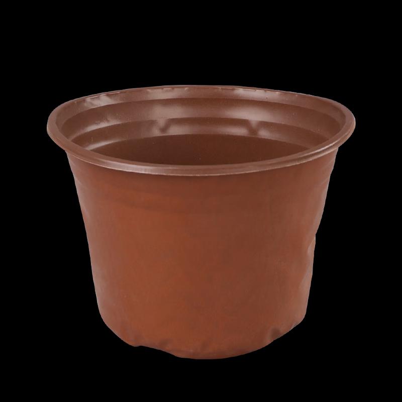 Dvoubarevné plastové květináče