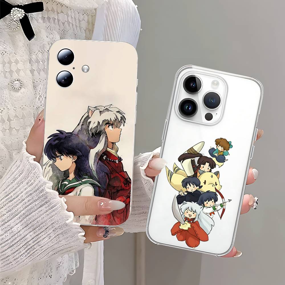 Phone Case For Samsung S26 S25 S24 S23 S22 S21 S20 FE Note20 Note10 Amine I-Inuyasha Plus Ultra Edge 5G Clear Soft TPU Cover