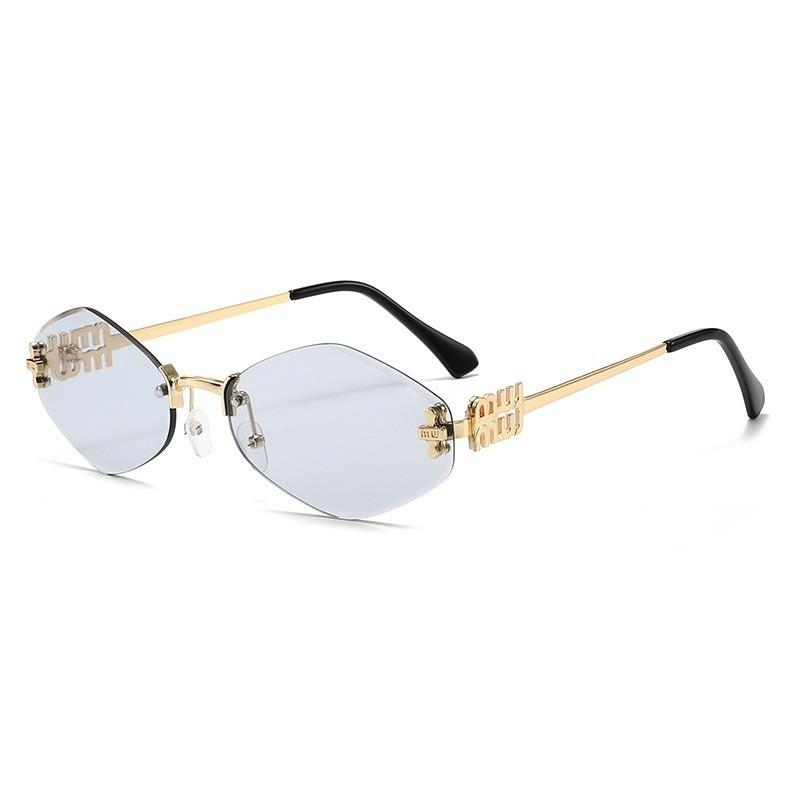 Geometric Square Sunglasses With Uv400 Protection For Casual Outdoor Wear