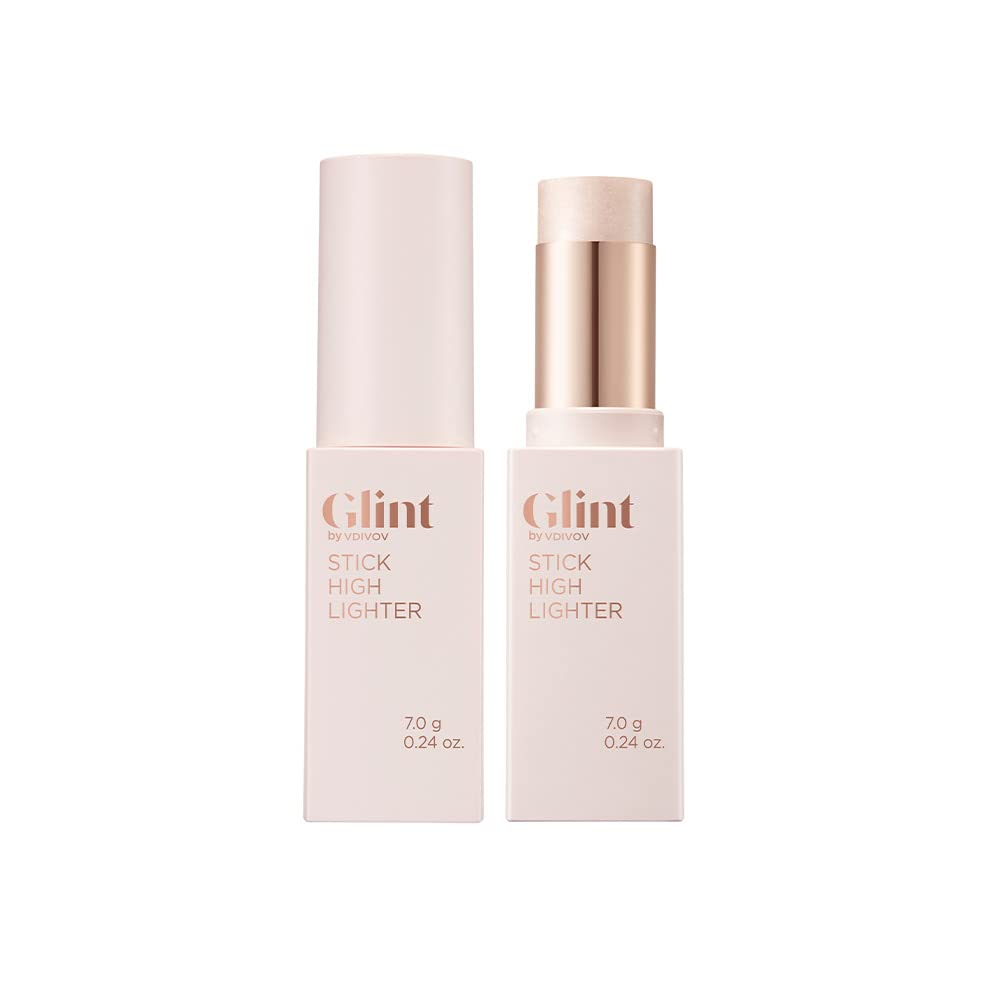 GLINT Stick Highlighter Dewy Moon Korean Korean Face Makeup Suitable for Warm and Cool Skin Shimmering #01 7g, Cosmetics, Makeup, Powder, Powder,