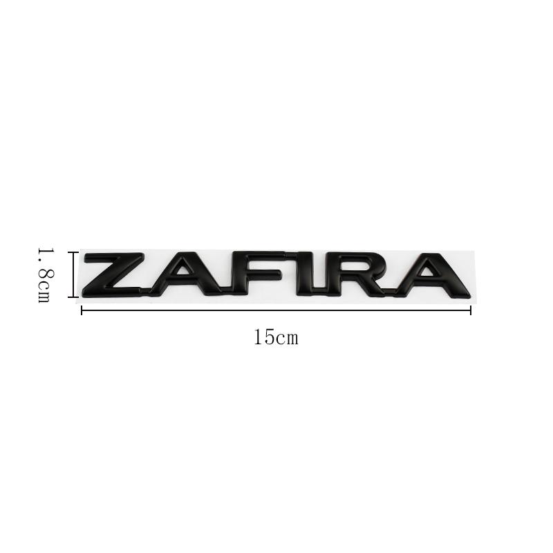 Adesivi Decalcomanie Logo Scritte Lettere Metalliche 3D per Auto Opel ZAFIRA Bagagliaio Posteriore Auto Emblema Alfabeto Badge Decorazione Adesivi