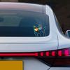 Cute Cat Car Stickers Creative Auto Whole Body Decals Waterproof Styling PVC Film Car Decoration Auto Exterior Accessories