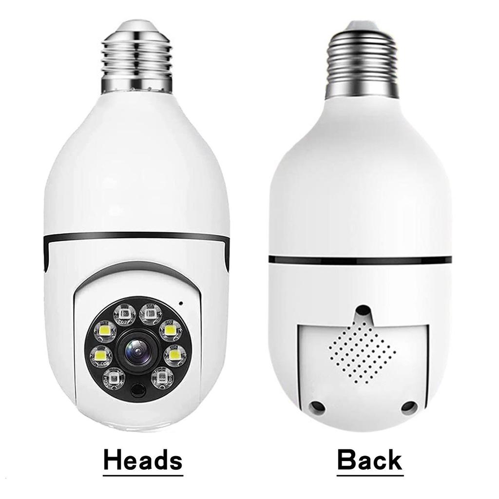 Little Eagle OKAM WiFi Panoramic Surveillance Camera with Mobile Tracking and Alarm Light Bulb