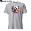 Barevné West Highland White Teriér Unisex Tričko Pánské Dámské Trička Top: Živý psí design!