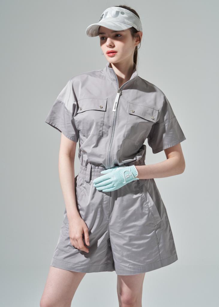 BLUDOT Pocket Point Woven Jumpsuit_Kh