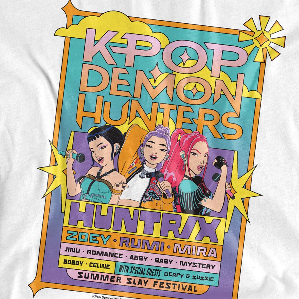 K-Pop Demon Hunters Childrens/Kids Summer Festival Poster T-Shirt
