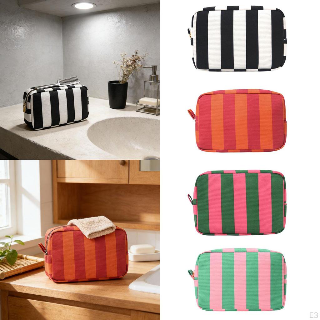 Cosmetic Pouch Portable Makeup Bag for Cord Cable Cosmetics Brushes Kids