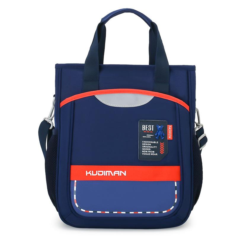 

Школьная сумка, новая сумка для книг ученика начальной школы, водонепроницаемая ручная сумка, косметичка, рюкзак, универсальная сумка для репетиторства большой вместимости, с принтованным логотипом.