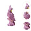 Parrot Statue Resin Animal Sculpture for Table Centerpiece Fireplace Cabinet Style A