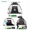 Portable Golf Practice Set: Indoor/Outdoor Swing Trainer & Chipping Net with Three Grass Hitting Mat