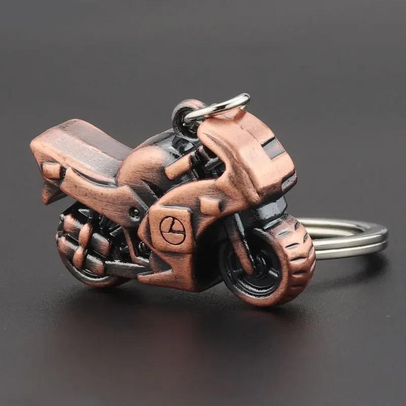 Creative Small Gift Motorcycle Keychain Gift Metal Keyrings Pendant Men's Motorcycles Decoration