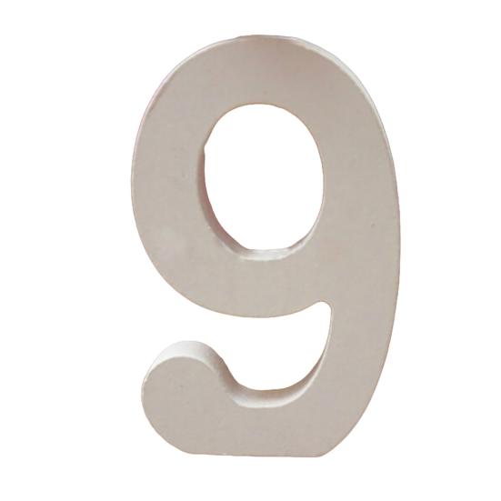 0-9 Białe drewniane cyfry Ozdoby na przyjęcia weselne Hotelowe rekwizyty do dekoracji wnętrz